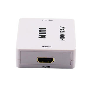 OEM mini HDMI2AV av2hdmi hd 1080 video p CVBS mini 3 RCA <span class=keywords><strong>AV</strong></span> to HDTV convertitore adattatore audio tv - Product Image 3