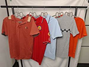 Kaos Musim Panas Pria - Pakaian Olahraga Berkualitas Tinggi Bahan Polyester/Katun Merek CLEAR Dewasa Ukuran Campuran Waktu Sampel 7 Hari - Product Image 2