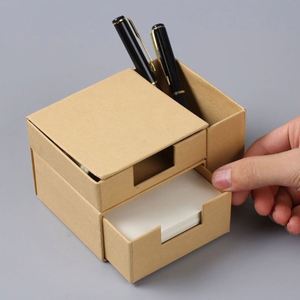 Custom Sticky Note Cube Set with Pull Out Dispenser Box Repositionable Adhesive <b>Memo</b> <b>Pads</b>, Logo Printing for Office Promotions - Product Image 4