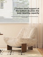 Canapé-lit une place moderne et minimaliste en bois massif ultra-confortable avec housse en lin garnie d'éponge pour salon