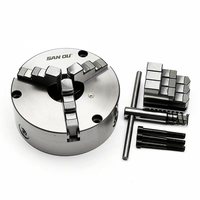 Mandrin auto-centrant à 3 mâchoires SANOU K11-80F, à 3 trous, 80 mm, pour petit tour modifié