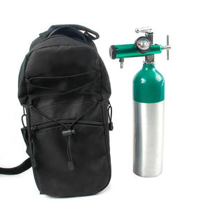 Kit de bouteille d'oxygène en aluminium portable de 2 L/4 L pour inhalation, bouteilles de gaz médical, équipement de style sac à dos pour haute altitude - Product Image 1