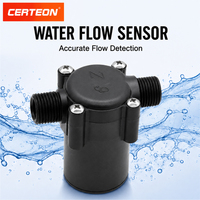 HY-3682 Micro Générateur Hydroélectrique G1/2 Générateur à Turbine d'Eau Générateur de Douche 3V Générateur de Débit d'Eau