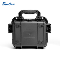 Étui de transport rigide en plastique, étanche, antichoc, petit étui de rangement rigide avec mousse personnalisable