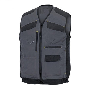 Giacca da uomo Multi-tasca Casual da pesca da lavoro all'aperto con grandi tasche gilet di tela impermeabile con stampa in rilievo - Product Image 1