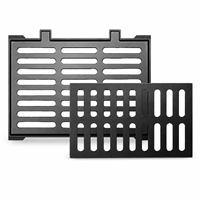 Grille de drainage antivol en fonte ductile à charnières avec cadre pour drainage urbain