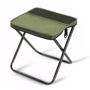 Wholesale Outdoor Carbon Steel Oxford Cloth <b>Folding</b> Fishing Chair Portable Lightweight Camping Hiking Seat Workshop Gym Travel - Product Image 6