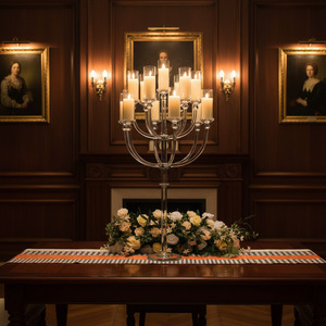 K9 10 Arms 5 Head 8 Arms Head 9 Arms <b>Large</b> Tall Floor Wedding Table <b>Candle</b> Holder Glass Crystal Candelabra Centerpieces - Product Image 3