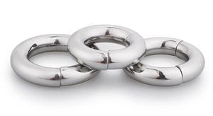 Anello Penieno Magnetico in Acciaio Inox per Bondage SM, Stretcher per Testicoli Pesante, Giocattoli Sessuali per Uomini - Product Image 6