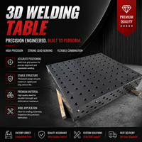 Table de soudage industrielle tridimensionnelle flexible, taille personnalisée, plateforme de soudage 3D avec tous types d'accessoires de gabarits