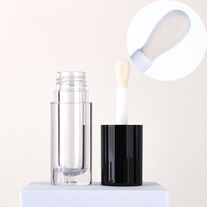 Tubo de Brillo Labial de Plástico ABS de 6 ml, Marca Privada OEM MLM, Envase para Aceite Labial con Aplicador de Brocha Suave, Envase Cosmético - Product Image 3