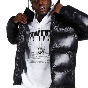 Vestes et manteaux <span class=keywords><strong>pour</strong></span> hommes, vestes matelassées noires de haute qualité, logo personnalisé, manteau <span class=keywords><strong>en</strong></span> duvet <span class=keywords><strong>pour</strong></span> hommes - Product Image 1