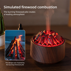 Gift Volcano 300ml Portable Electric Air Humidifier USB Cool Mist <b>Oil</b> <b>Diffuser</b> With Night Light for Home and Hotel Aromatherapy - Product Image 5