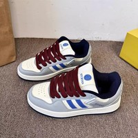 Chaussures de marche polyvalentes coréennes à lacets, souples, confortables, absorbant les chocs, tendance mode, pour couples - Respirantes et toutes saisons
