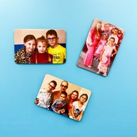 Livraison Gratuite Transfrontalière Aimants de Réfrigérateur Vierge en PVC Souple Magnétique pour Sublimation Thermique, Fournitures de Transfert Thermique Personnalisables
