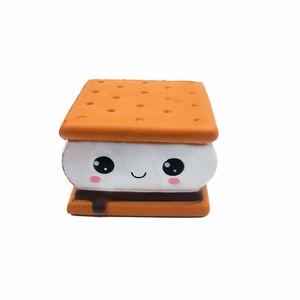 Série Alimentaire Jouet Squishy en Mousse PU Combo Chocolat, Biscuit, Burger, Sandwich pour Filles et Garçons - Product Image 5
