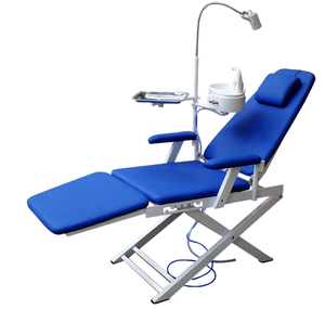 Низкая цена, Прямая продажа с завода, Мобильный складной портативный стоматологический стул, оборудование с турбиной - Product Image 4