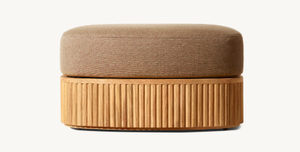 Meubles d'extérieur, style moderne, jardin, hôtel, nouvelle conception, table ronde en teck massif - Product Image 6