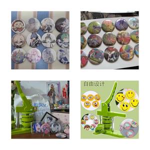 Machine manuelle de fabrication d'aimants carrés pour réfrigérateur Machine de fabrication de badges à boutons carrés - Product Image 3