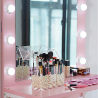 Acrylique Maquillage Brosse Titulaire Pour Salle De Bains Vanité Chambre Comptoir