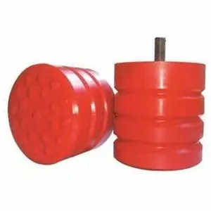 Spuerior Performance Anti-aging Polyurethane Cellular Plastic Buffers With Threaded bolts and Mounting Plate