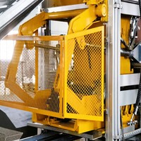 Máquina Automática Hidráulica QT4-15 para Fabricar Bloques de Hormigón, Ladrillos Huecos de Cemento y Ladrillos Sólidos Comunes