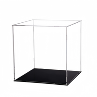 Vitrine moderne en acrylique pour briques, figurines et modèles – Boîte de rangement transparente haute définition et anti-poussière