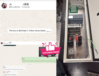 Boîte de distribution extérieure en acier étanche avec disjoncteur sur rail DIN 8 voies, montage mural, IP40