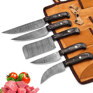 Hot Selling Professional Damascus Steel Chef <b>Knife</b> <b>Set</b> Wholesale Handmade High Quality Hand Forged <b>Knife</b> <b>Set</b> - Product Image 2
