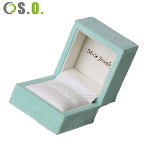 Mint Green Velvet Jewelry Box Set For <b>Rings</b> Earrings Bracelets Necklaces Luxury Gift Packaging Case With Custom Color And Logo - Product Image 5