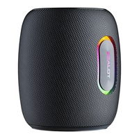Altavoz Portátil ZEALOT S64 con Luces RGB, Altavoces Inalámbricos de 50W de Súper Potencia, Altavoz para Exteriores Negro (Nuevo Modelo)