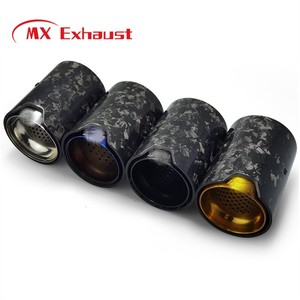 Embouts d'échappement MX à sortie unique 93 mm en fibre de carbone + acier inoxydable pour BM*W M1 M2 M3 F82 G80 - Product Image 6