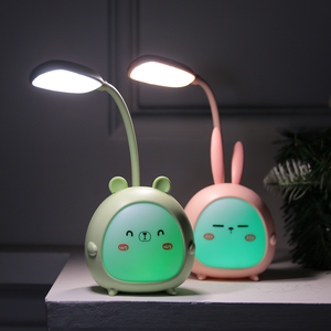 Cartoon <span class=keywords><strong>Eye</strong></span> Caring Lese lampe Kinder LED Schreibtisch lampe - Product Image 3