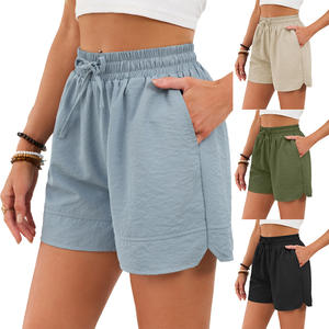 Nouveauté 2026 – Pulls amples décontractés en maille unie respirante pour femme avec poche à cordon et taille élastique - Product Image 1