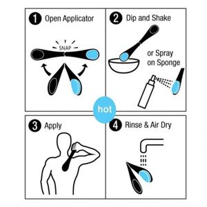 <b>Back</b> Applicator Plastic Fold-Over <b>Back</b> <b>Brush</b> for Personal Care for <b>Back</b> Tanning and Coating - Product Image 3