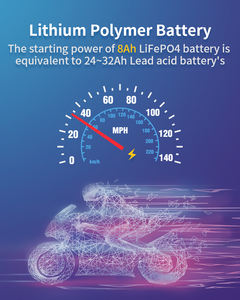 高性能12.8V8AhリチウムイオンLiFePO4バッテリー53034、12N24-<span class=keywords><strong>3</strong></span>、YB30CL-B、12N24-3A、ETX20L、52515などのオートバイバッテリー - Product Image 3