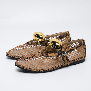 Scarpe Singole Europee e Americane del Sud-Est Asiatico e Russe, <span class=keywords><strong>Calzature</strong></span> <span class=keywords><strong>da</strong></span> <span class=keywords><strong>Donna</strong></span> Traspiranti in Rete, Taglie Grandi - Product Image 6