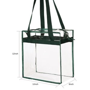 Bolsa Transparente Funcional para Eventos Deportivos 12x6x12, Bolsa Transparente Aprobada para Estadios con Correa Ajustable y Desmontable - Product Image 2