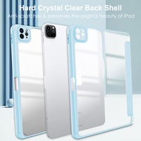 Housse de tablette pliable polyvalente pour iPad Air 4 Air 5 10,9 pouces et iPad Air 11 Bord en TPU souple