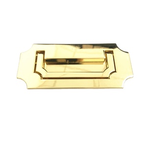 Kosin Hardware JF Handle Classic Square Box <strong>Gold</strong> and Copper Concealed Recessed Handle - Product Image 1