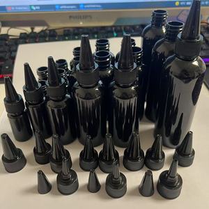 <span class=keywords><strong>Botellas</strong></span> <span class=keywords><strong>de</strong></span> espray con punta <span class=keywords><strong>de</strong></span> aguja para mascotas blancas <span class=keywords><strong>y</strong></span> negras transparentes <span class=keywords><strong>de</strong></span> plástico <span class=keywords><strong>baratas</strong></span> vacías para <span class=keywords><strong>alcohol</strong></span> líquido con muchos tipos <span class=keywords><strong>de</strong></span> cubiertas - Product Image 2