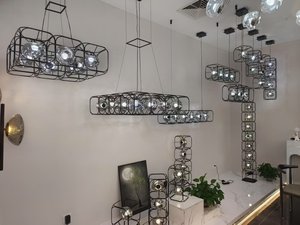 Russie moderne pour plafond suspendu <span class=keywords><strong>Tetris</strong></span> Lustre de luxe Luminaires suspendus de taille moyenne Hauteur réglable pour le salon - Product Image 2