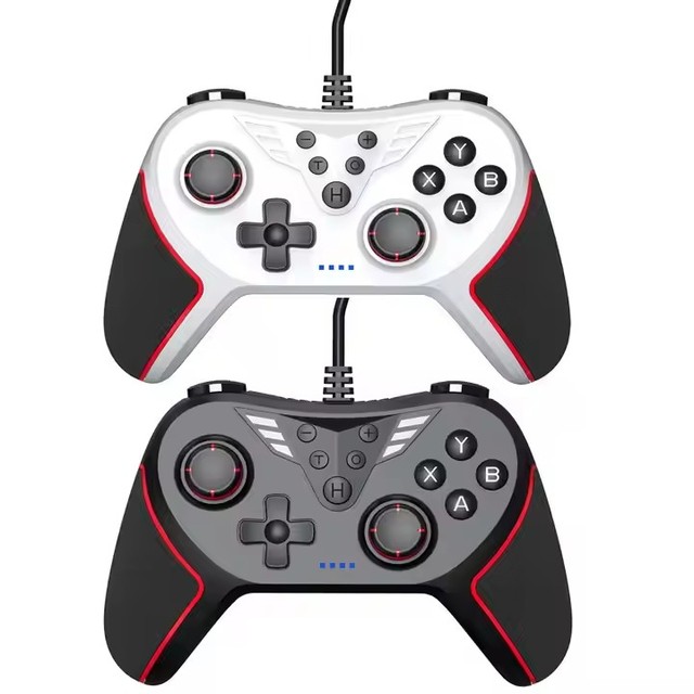 T42 Wired Controller With Vibration for PC/Switch USB Gamepad Joystick Handle