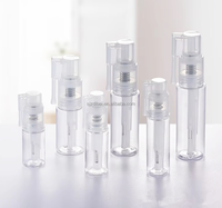 Flacon pulvérisateur vide en plastique pour poudre sèche cosmétique avec pompe, emballage pour poudre libre, rechargeable, transparent, pour poudre pour bébé