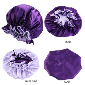Promoción personalizada de alta calidad Popular diseñador Sleep Hat pelo colorido doble capa mancha Durag Bonnet - Product Image 1
