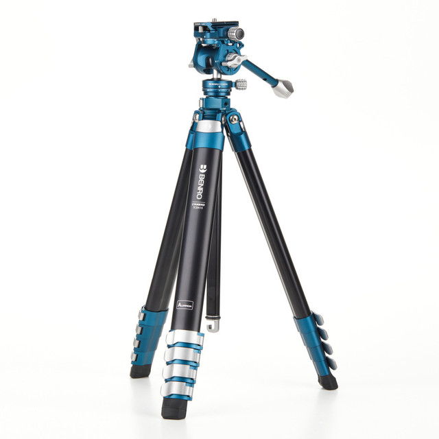 Benro CyanBird Aluminum Camera Tripod Portable Travel Tripod Lightweight Adjustable DSLR Camera Portable Tripods