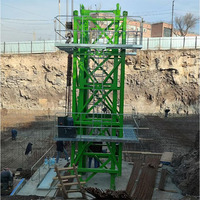 Petite grue à tour portative Mini grue à tour légère de projection Grue à tour plate de belle forme