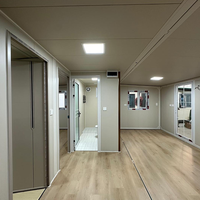 Maison Extensible Étanche de 40 Pieds, Maison Mobile, Maison Portable, Bâtiments de Bureau Conteneurs de Luxe à 2 ou 4 Chambres
