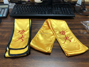 Özel renkli ipek saten Kung fu kemer Taiji Wushu Kungfu kemerler dövüş sanatları Sashes - Product Image 4