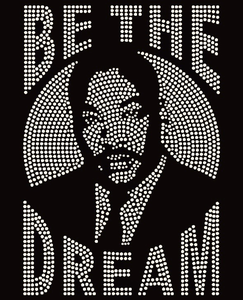 Dreams Never Die (MLK) -คำ<span class=keywords><strong>สั่ง</strong></span>ซื้อที่กำหนดเองการโอนพลอยเทียมแบบกำหนดเอง - Product Image 6